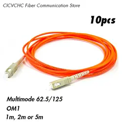 10 шт. SC/UPC-SC/UPC Patchcord-мм (62,5/125) OM1-1m, 2 м, 5 м-3,0 мм кабель/оптоволоконный кабель