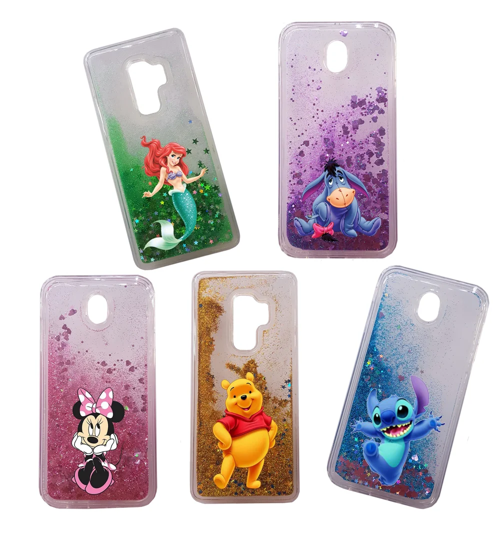 

Minnie Water Liquid Case for Huawei Y5 Y6 II/Y7/Y7 Prime 2017/Mate 10 lite/Pro/Nova 3/3i/3E Soft Silicone Quicksand Cover
