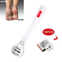 Средство для удаления костных наростов для педикюра, инструмент для ухода за ногами жесткий удаляет мертвую кожу резак бреющая головка с заменой аксессуары HB88