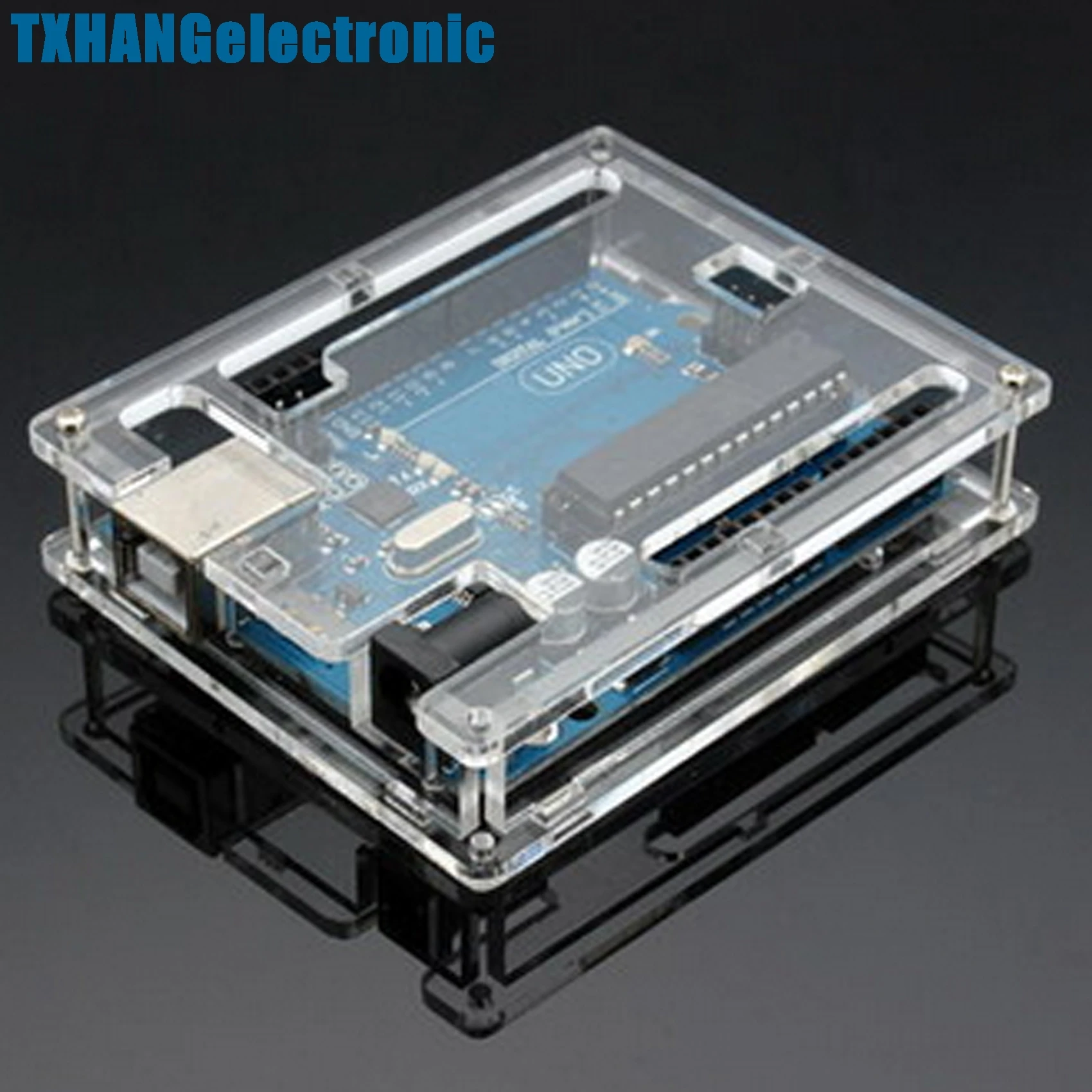 

Clear Acrylic Box Enclosure Transparent Case Shell Uno R3 Board Module