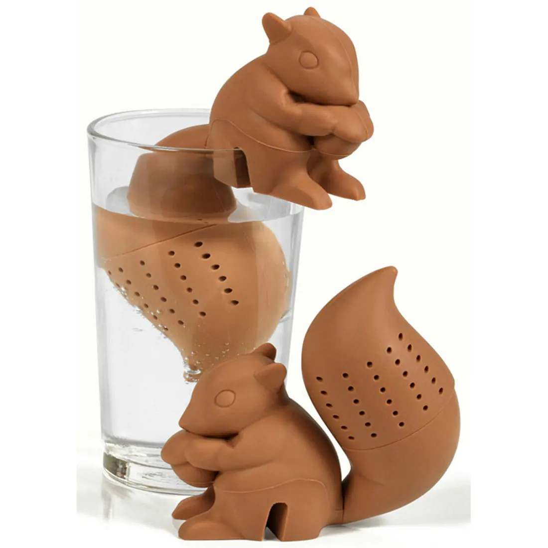 

Leaf Strainer Bag Mug Filter Friends Applied Coffee Loose Leaf Strainer Bag Mug Filter Teapot Squirrel Shape Tea Infuser Loose