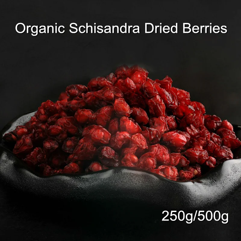  Premium Organic Schisandra Dried Berries Wu Wei Zi Tonic Five Flavours Fruit