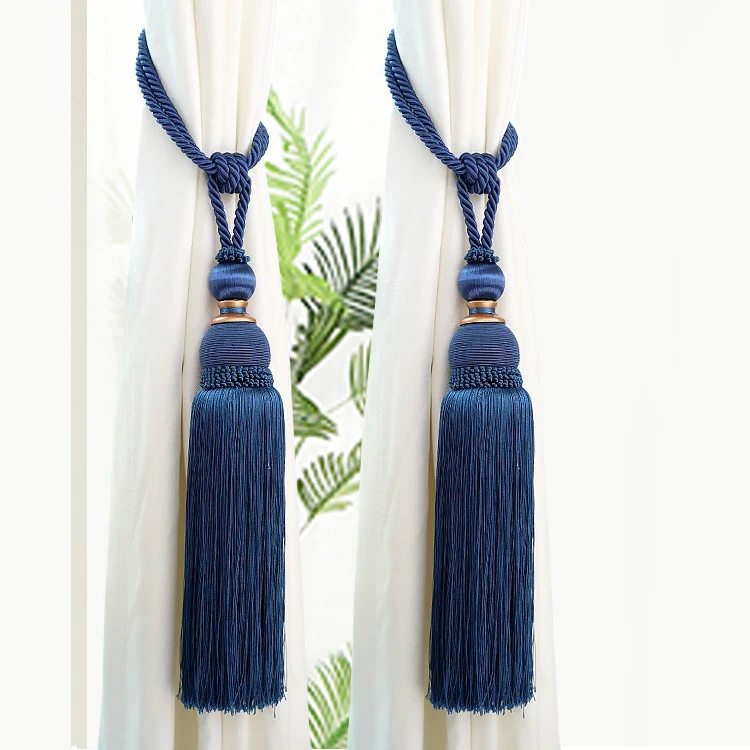 

2Pcs Modern Curtain Hanging Ball Curtains Tassels Curtain Tiebacks Bandages Brushes Curtain Accessories