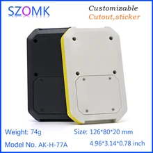 10 шт. 126*80*20 мм новая одежда для маленькой девочки 2 х ААА пластиковая Соединительная коробка szomk IP65 Электронный пластиковый корпус инструмента корпус для дизайна печатных плат