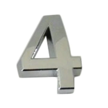 

5cm House Door Address Number Digits Numeral Plate Plaque Sign Room Gate Badge Sticker With Self-adhesive Sticker