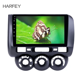 شراءHarfey أندرويد 8.1 9 بوصة HD لمس راديو GPS ل 2002-2008 هوندا جاز دليل التيار المتناوب مع بلوتوث دعم Carplay SWC DAB +