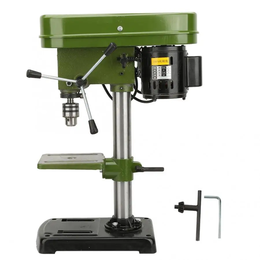 

Miniature Electric Bench Drill Press Workshop Mounted 350W 5 Speed 50mm Drilling Depth Eu Plug