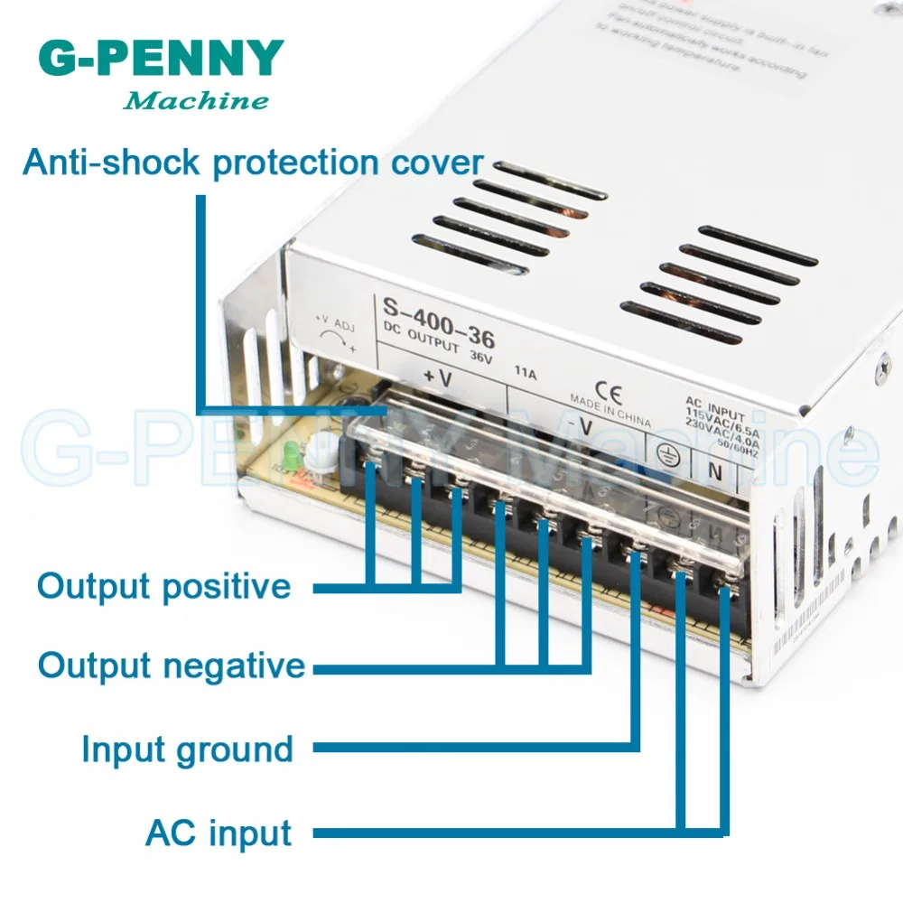 400w DC переключатель Питание Вход AC110v-220v Выход 5V 12V 15V 24V 36V 48V 60V 70V переключатель Питание для станка с ЧПУ шаговый мотор