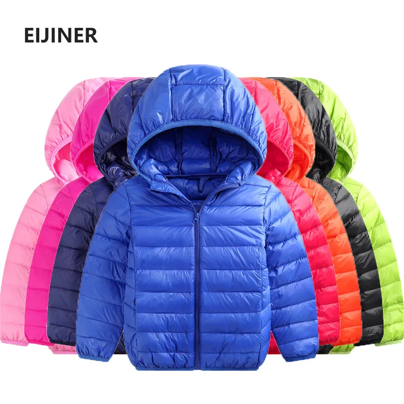 

Children Winter Jacket Coat 90% Duck Down Light Boys Girls Jackets Autumn Baby Down Coat Jackets Outerwear 1 2 4 6 8 12 14 Year
