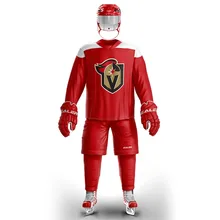 Han Duck,, винтажный тренировочный свитер для хоккея, набор, с принтом золотых рыцаря, логотип, пятно, дешево, высокое качество, H6100-1