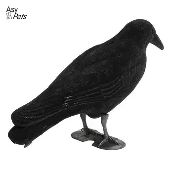 

LumiParty Halloween Haunted House Decoration Prop Black Raven Crow Bird Spooky Realistic Looking-25
