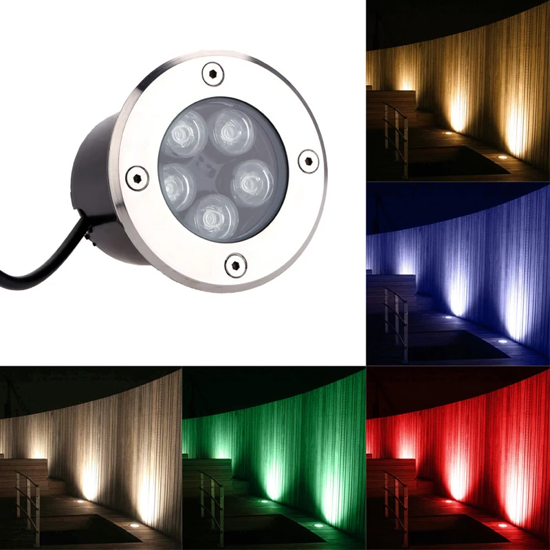 

Waterproof 1W 3W 5W LED Underground light Ground Garden Path Floor Lamp Outdoor Underground Buried Yard Lamp Landscape Light