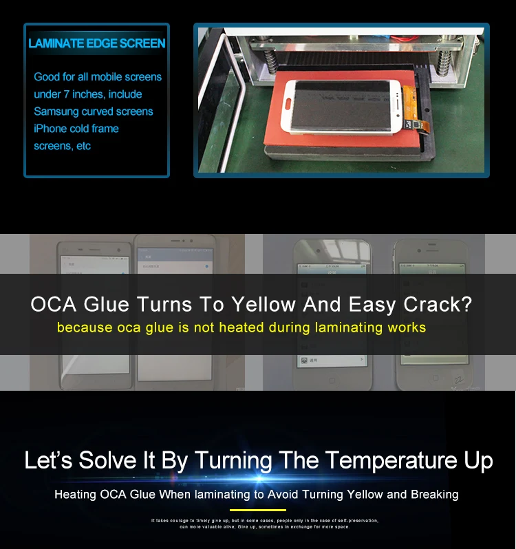 Новейший OCA вакуумный ламинатор OCA ламинатор lcd восстановительная ламинационная машина+ независимая lcd машина для удаления пузырьков