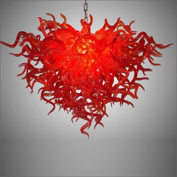 Buy Newest Contemporary Multi Color Big Party Christmas Lights Crystal Hanging Glass Chain LED Decorative Italy Design