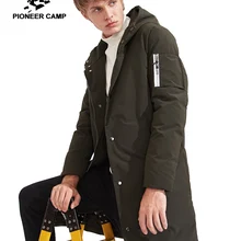 Пионерский лагерь, мужская зимняя куртка, брендовая одежда, длинное толстое теплое зимнее пальто, мужское, высокое качество, корейские парки для мужчин