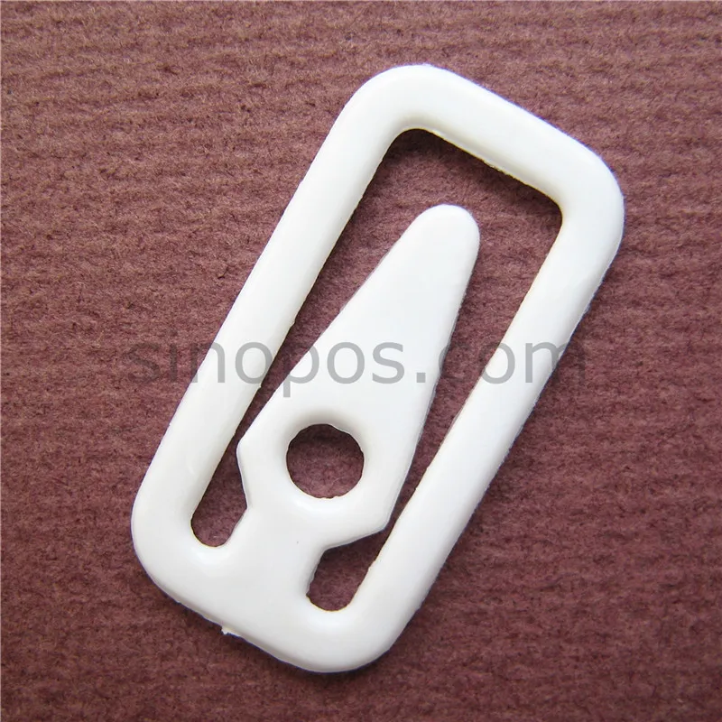 Free Shipping Plastic Shirt Clips, square clear white underwear pants