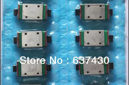 

6pcs/lot original HIWIN miniature Linear block bearings MGN15H