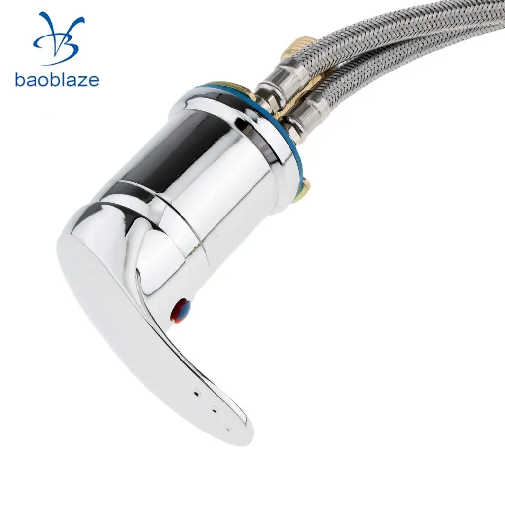 Hot & Cold Faucet with Hose Replacement Part for Spa Beauty Salon Shampoo Bowl 60 cm/70 cm/80 cm