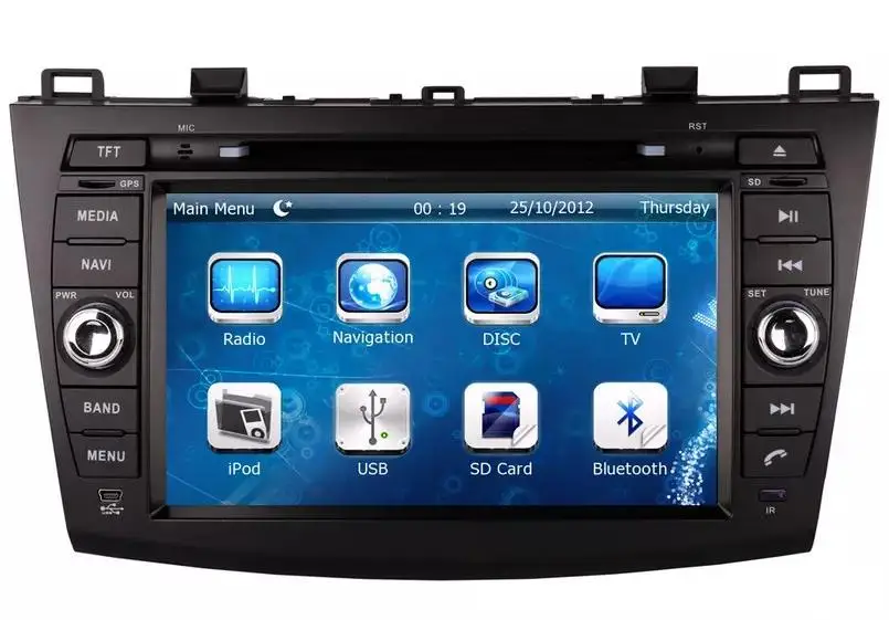 8 &quotАвтомобильный dvd-плеер с GPS (опционально) аудио Радио стерео AUX BT/TV Canbus
