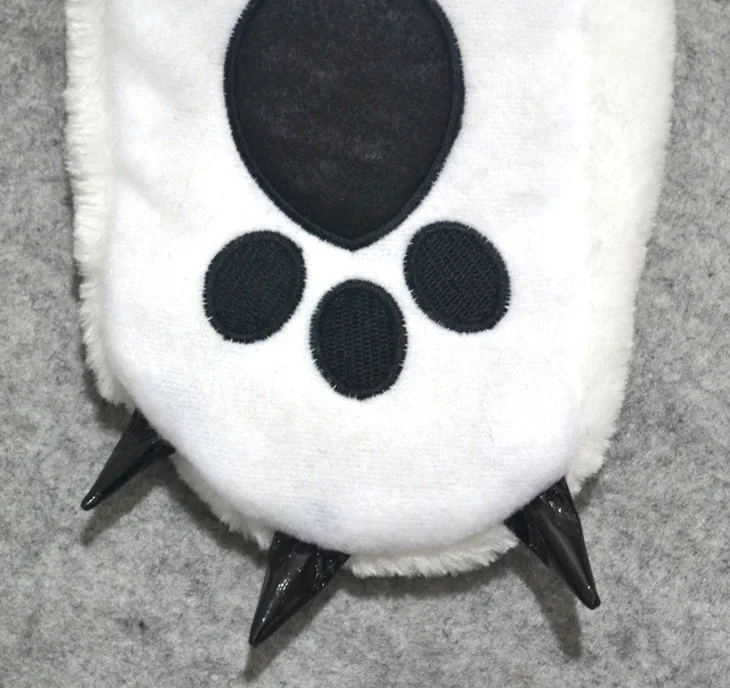 COSPLAY Plüsch Cartoon Panda Hüte mit Ohrenklappen Pfote Fluffy Weichen Warm Tier Hut Passen für Kind Kind Baby Schal Handschuhe Winter kappe