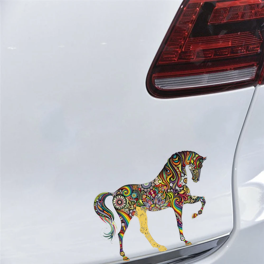 Ugar Skeletal Horse Stickers Colorful Car Jewelry Decoration Vinyl Decals Personalized Accessories