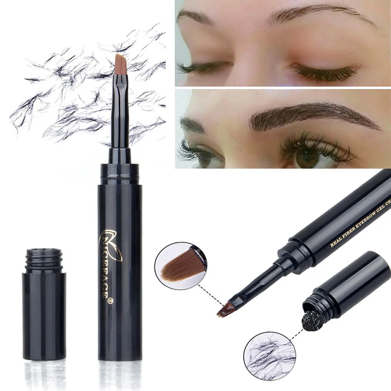 

3d Eyebrow Enhancer Extensions Gel Fiber Building Brow Increasing Waterproof Eyes Make Up With Brush Natural Eye Brow Cream