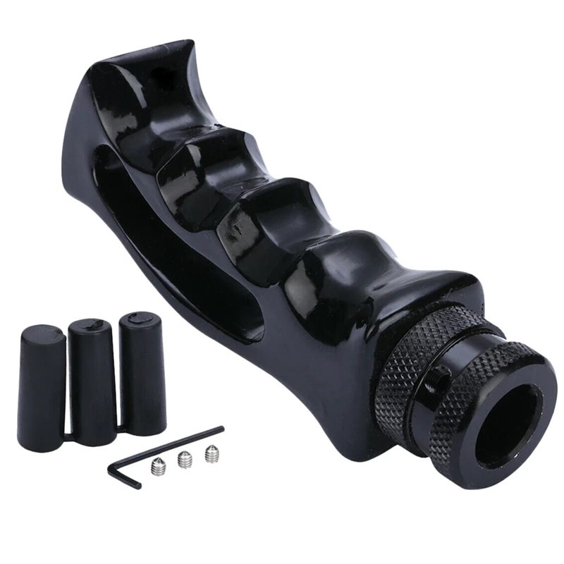 

Universal Black Handle Manual Gear Stick Shift Knob Shifter Lever