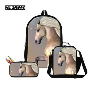 schoolbag set unicorn