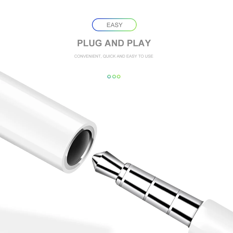 HORUG IOS 11 12 Headphone Adapter For iPhone 7 6 8 X XS XR Earphone AUX Adapter For Lightning Female To 3.5mm Male Adapter Cable (9)