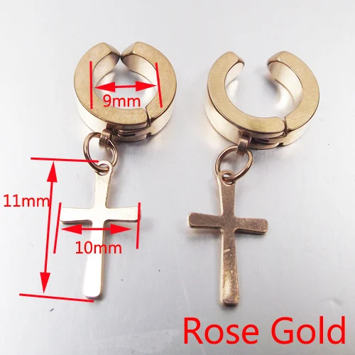 ear clip1-Rose Gold