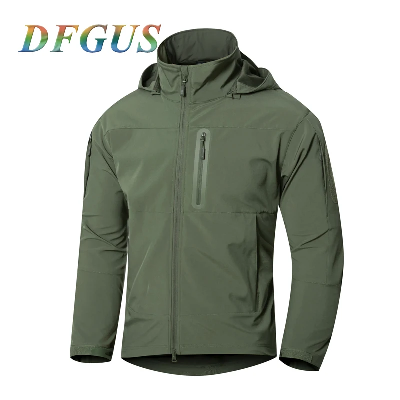 Army Gear Waterproof Hardshell Outdoors Military Jacket Men Camo