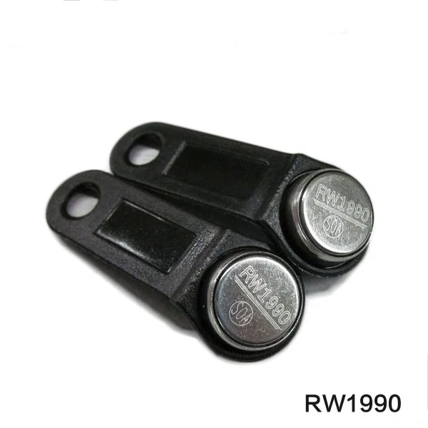 10 шт./лот) записываемые RW1990 iButton TM карты ключевые метки немагнитные с ручкой Даллас совместимый DS1990A-F5 контактный ключ