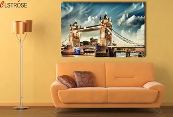 

CLSTROSE 1 Panel London Tower Bridge Canvas Painting England Print Painting On Canvas Wall Art Picture Home Decoration