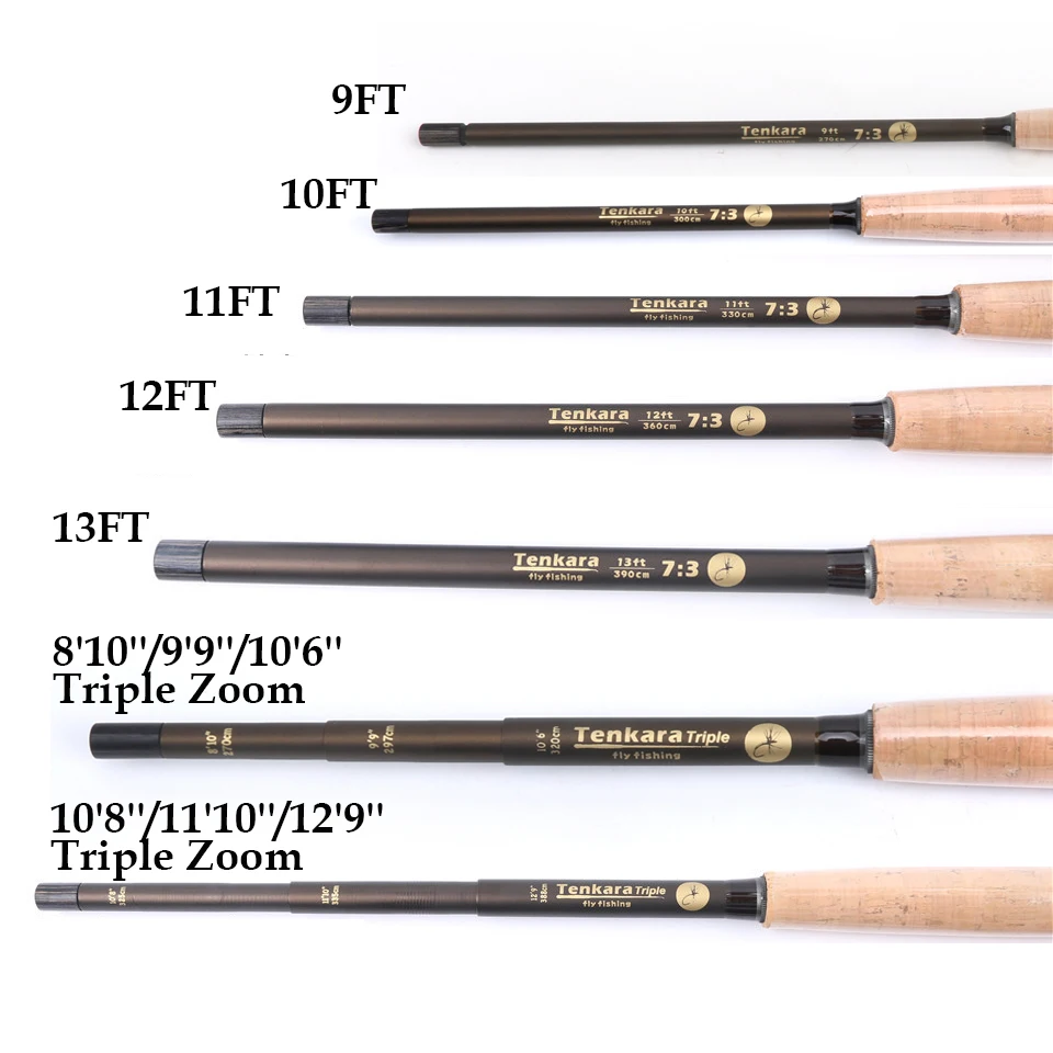 Fibra de Carbono Caixa de Madeira Maximumcatch V-tenkara Haste Outfit Im10 - 36 t Voar & Tenkara Linha Moscas 9-11ft 15 High Quality Esporte e Lazer