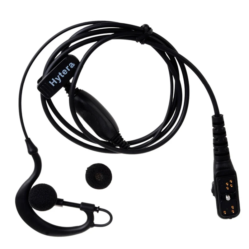 2pcs G-shape Earpiece Microphone Earhook for HYT PT-580H PD700 780 PD785 Radio 