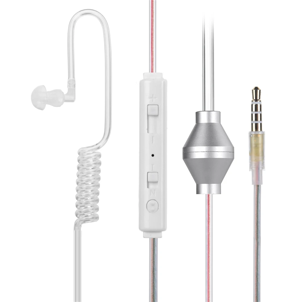 Sound Conduction Acoustic Air Tube Earphone with Mic and Volume Control | Электроника