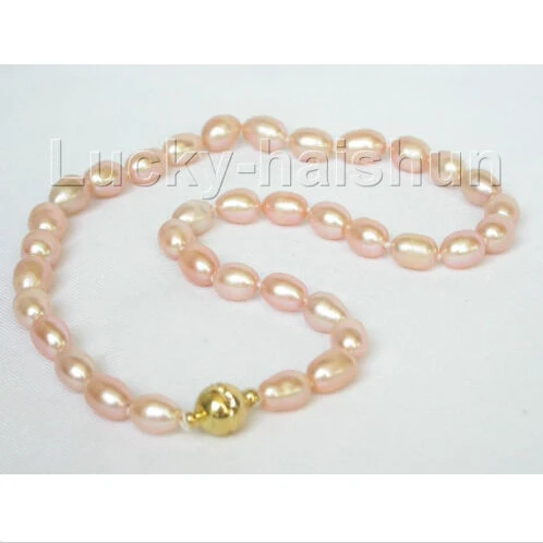 

Genuine 11mm 16" Natural pink freshwater pearls necklace j7039^^^@^Noble style Natural Fine jewe FREE SHIPPING