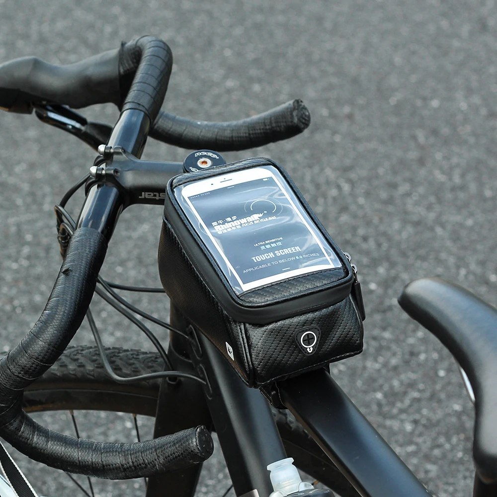 Rhinowalk RK18335 MTB Bike Bag Rainproof Touch Screen Top Tube - Image 3