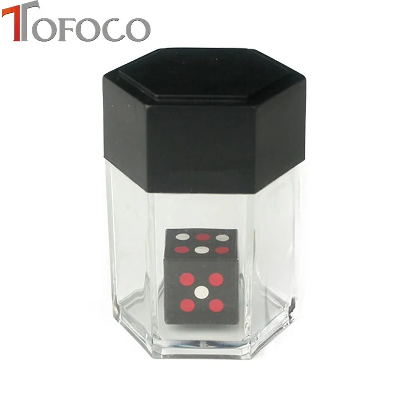 

TOFOCO Big Explosion Dice Close Up Magic Trick Toys Magic Props Funny Joke Prank Toy For Children Kids Gift