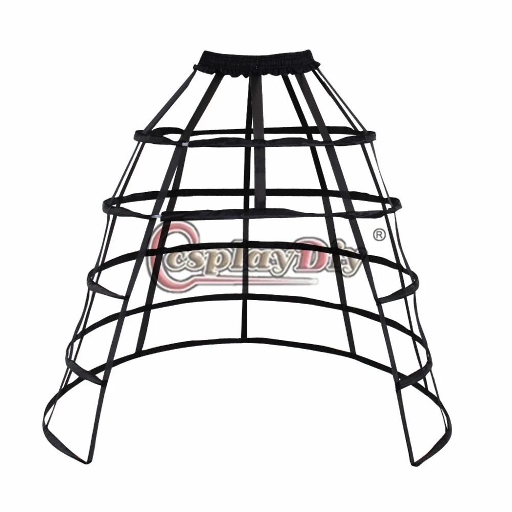 Cosplaydiy ̵   ߼ Crinoline  Paniner ĿƮ     5  Bustle ƼƮ Underskirt L320