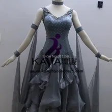 KAKA ТАНЕЦ B1414, Dance Одежда Бальные Стандартный Танцы Dress, Вальс Конкурс Dress, Женщины, Бального Танца Dress