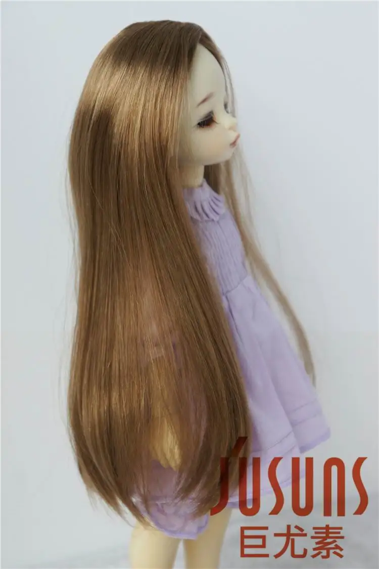 JD016 YOSD 1/6 BJD кукольные парики, модные длинные кудрявые парики, размер 6-7 дюймов, синтетический мохер, кукольные парики