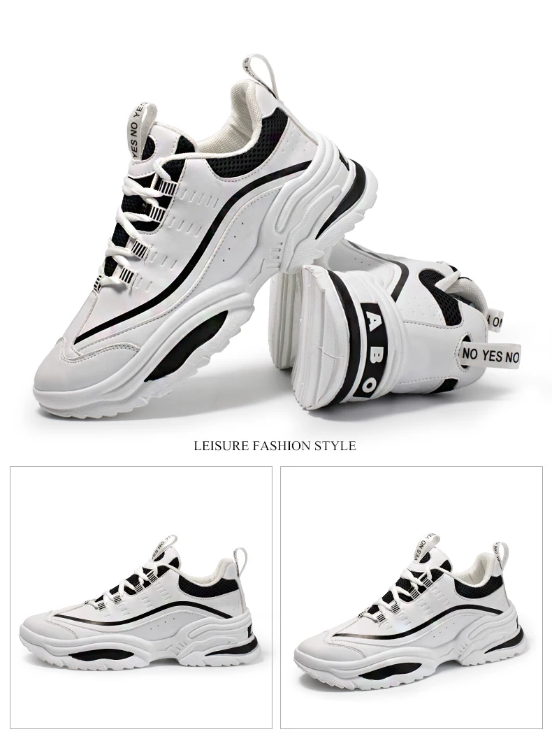 Baideng всесезонные мужские спортивные кроссовки обувь, увеличивающая рост, черные, белые туфли для папы Messi кроссовки для бега Zapatillas