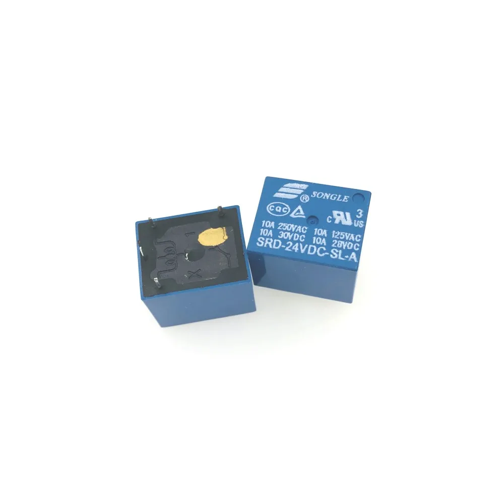50 PCS Relés SRD-05VDC-SL-A SRD-12VDC-SL-A SRD-24VDC-SL-A SRD-48VDC-SL-A