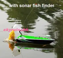 Hot RC bait Boat remote control Fish boat with wireless sonar fish finder Skyrules F2SN Towing hook Head light ship with sonar
