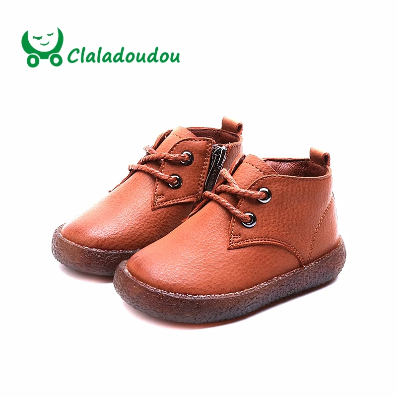 Claladoudou 13.5 18.5CM Toddler Boot Kids Boys Brown Claladoudou 13.5 18.5CM Toddler Boot Kids Boys Brown
