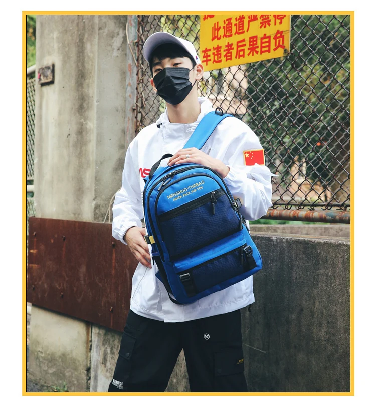 Menghuo High Quality Travel Large Capacity Backpack Male Travel Bag Laptop Backpack Men Functional Versatile Weekend Bag Mochila_15