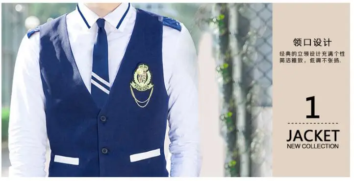 2017, Новая мода котики форма костюм лето синий школьная форма корейский высокое школьная форма