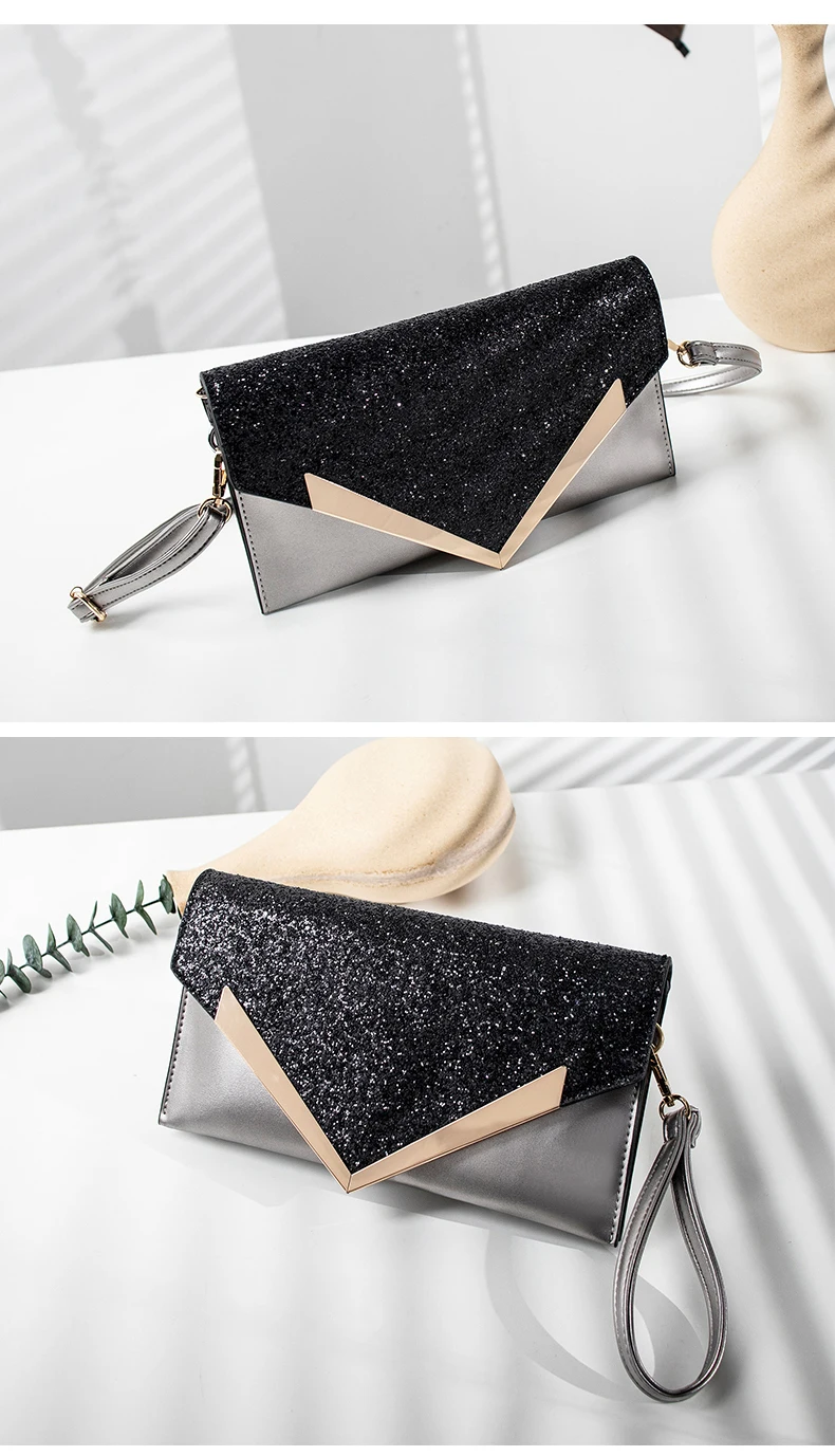 Fashion Envelope Clutch Bag Women Leather Birthday Party Evening Clutch Bags For Women Ladies Luxury Shoulder Clutch Bag Purse