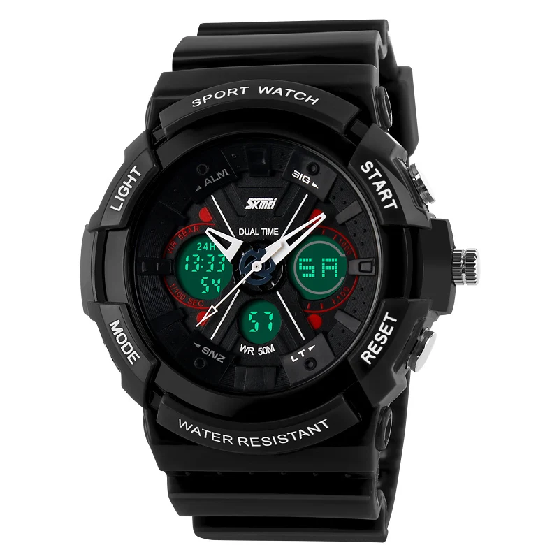Vente Nouveau S Choc Montre Skmei Électronique LED Numérique Montres Hommes Armée Militaire Montres Homme Garçons Étanche Sport Montres